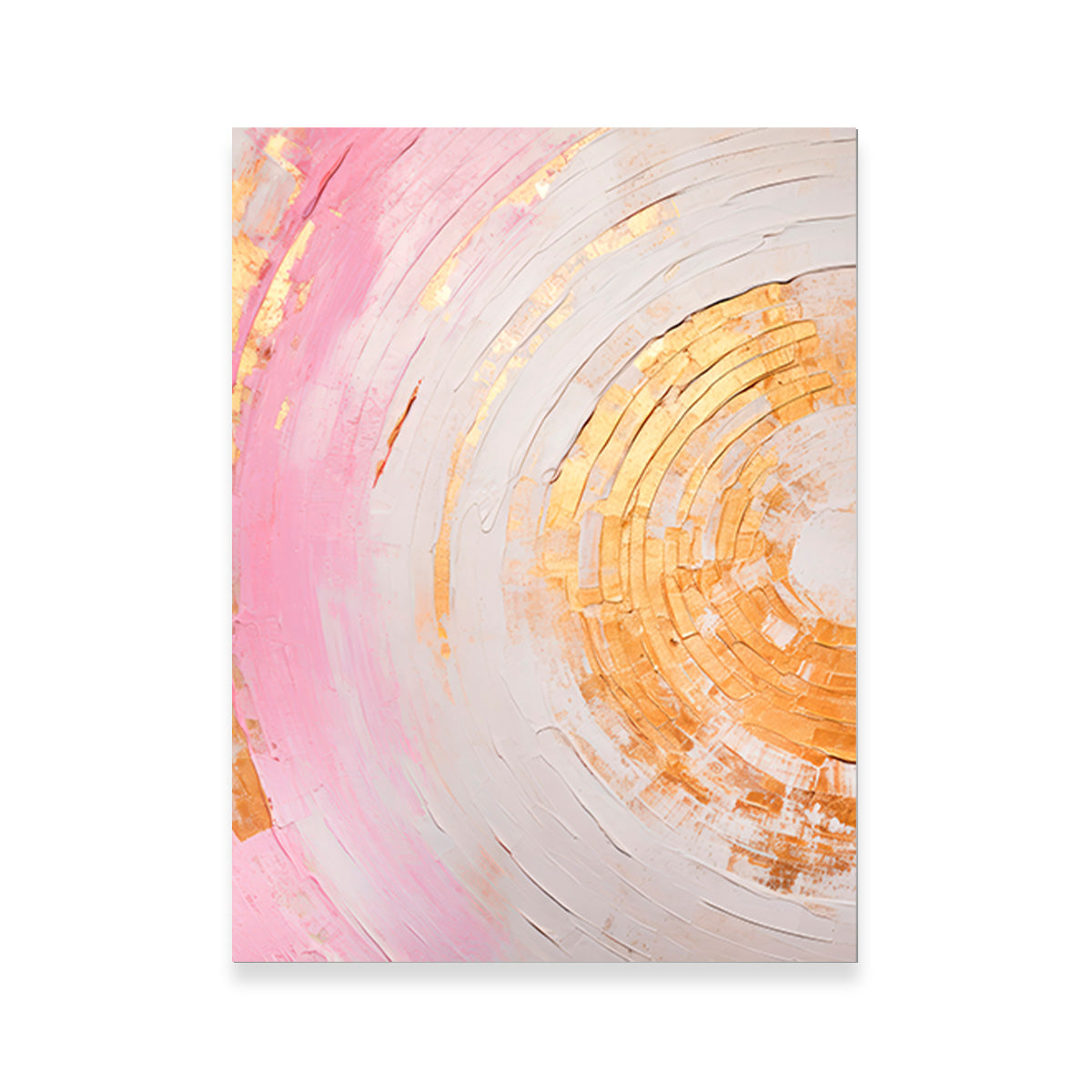 ABSTRACT ART Structures of time Wall Art
