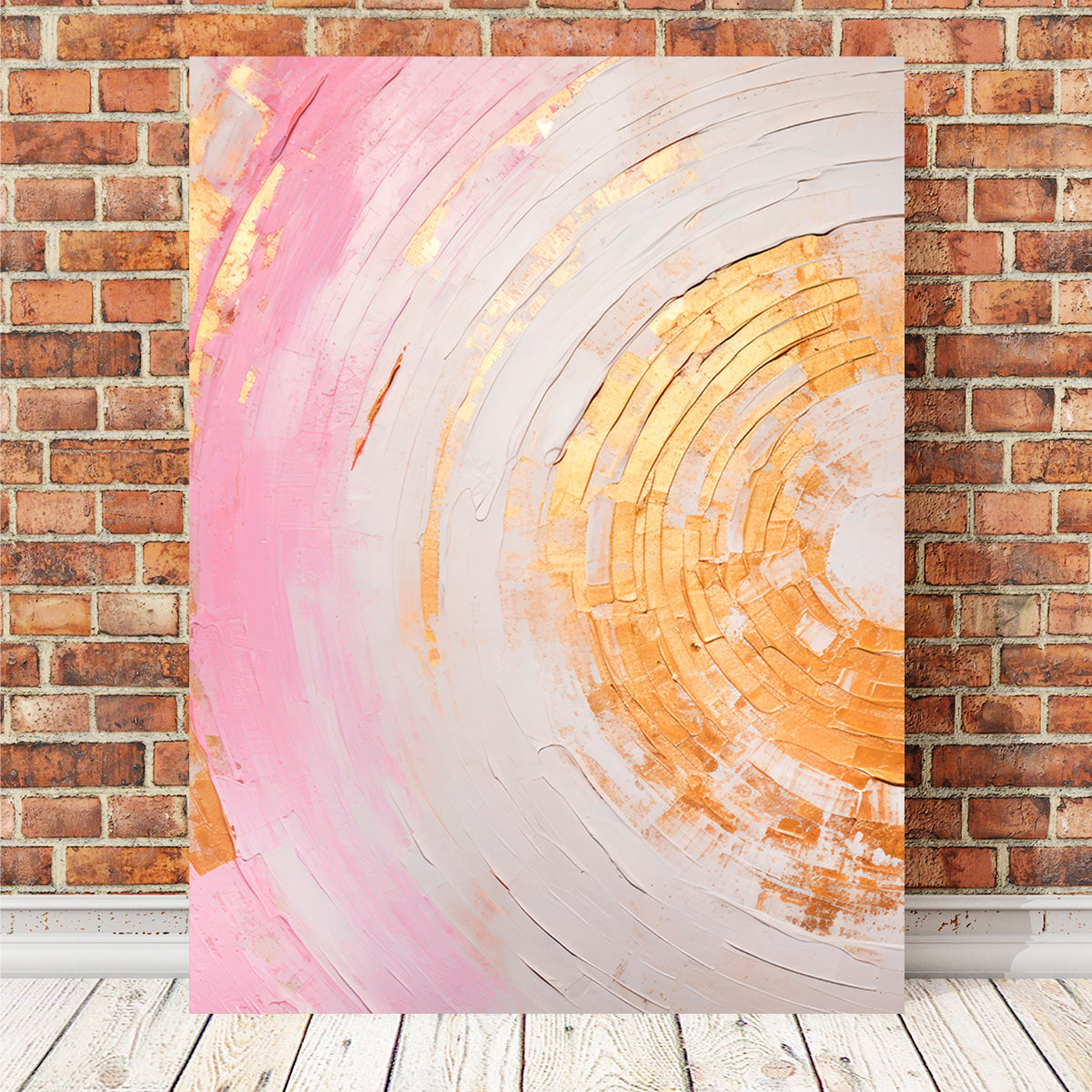 ABSTRACT ART Structures of time Wall Art