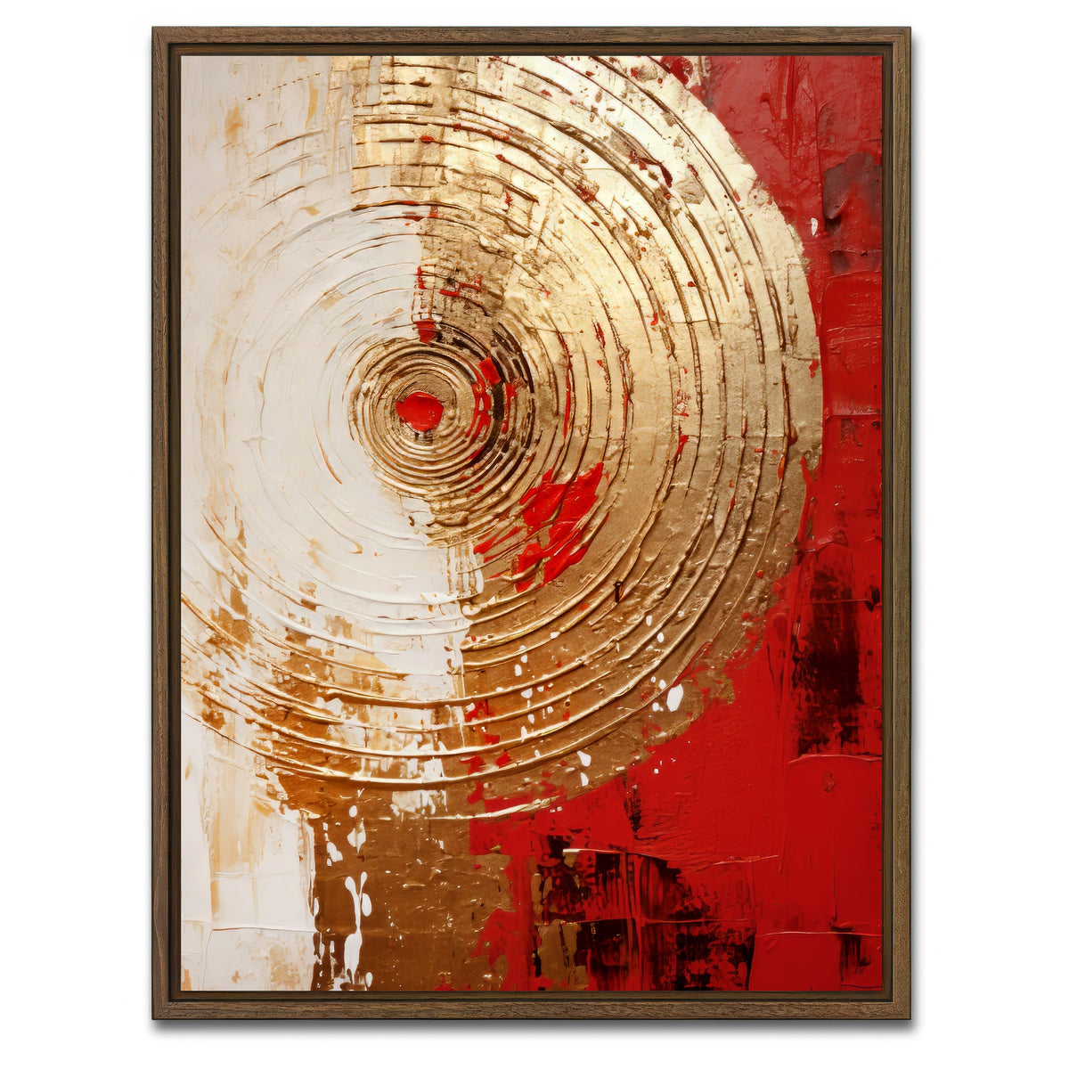 AUTO-MOCKUP WHITE | ABSTRACT ART Anticipation | 1 Piece | Walnut Framed Canvas | group=3x4