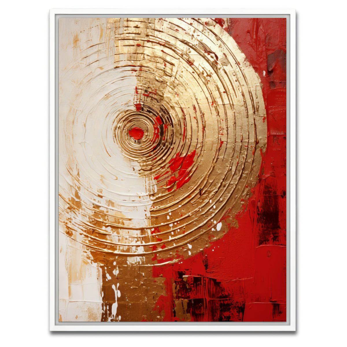 AUTO-MOCKUP WHITE | ABSTRACT ART Anticipation | 1 Piece | White Framed Canvas | group=3x4