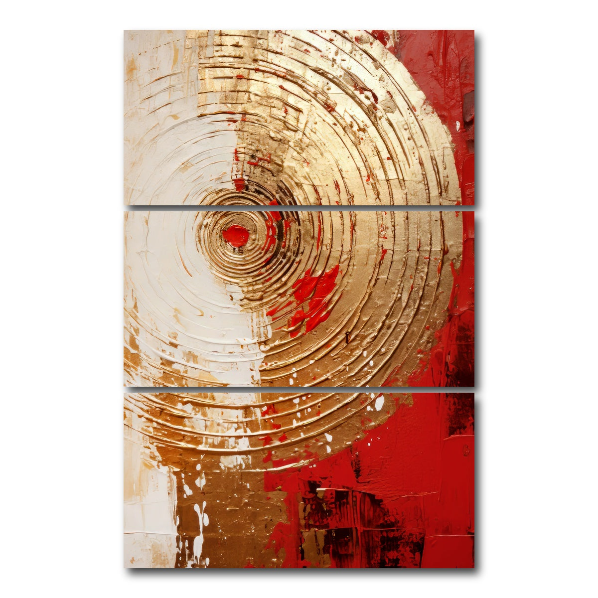 AUTO-MOCKUP WHITE | ABSTRACT ART Anticipation | 3 Piece | Gallery Wrap Canvas | group=12x24_stacked