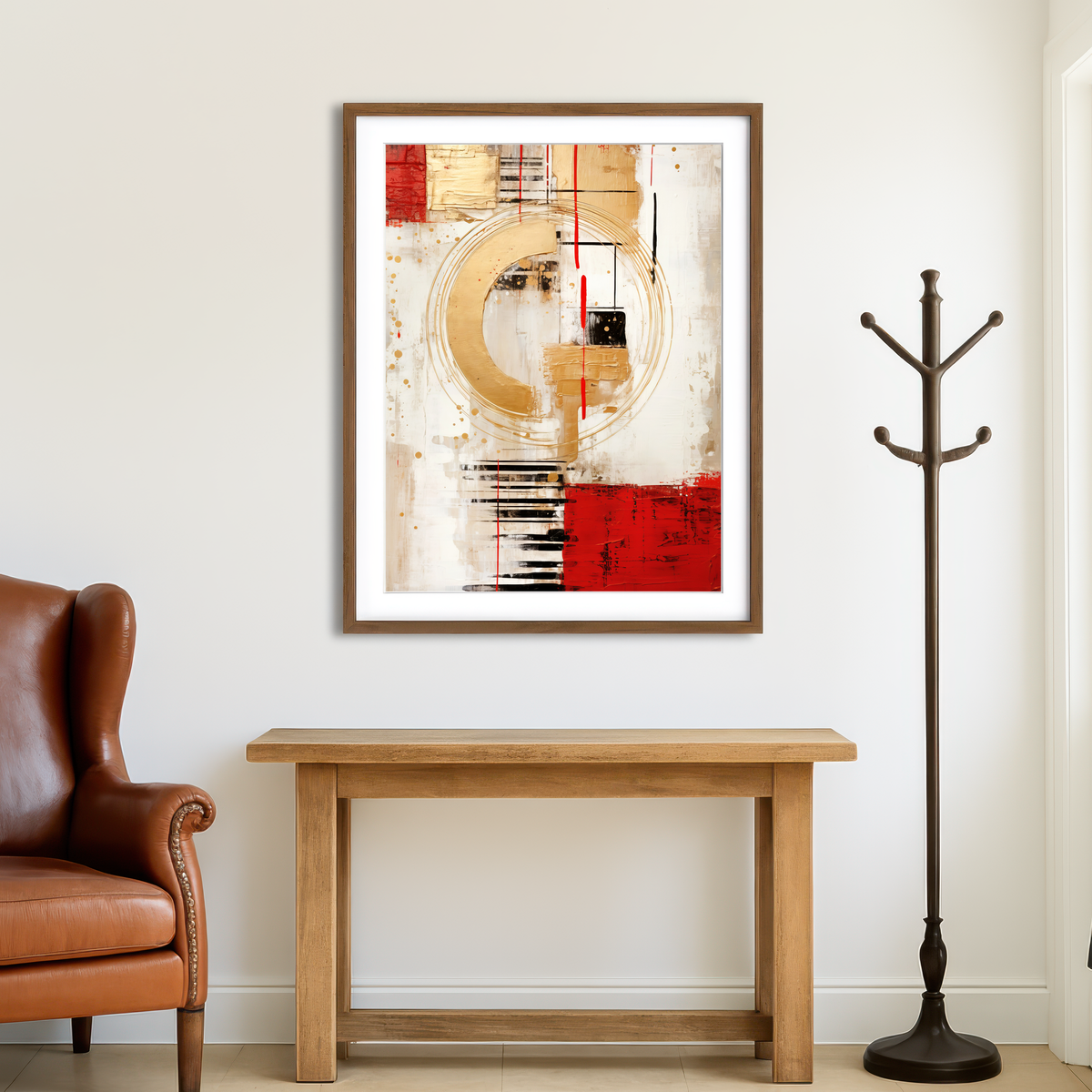 AUTO-MOCKUP ROOM | ABSTRACT ART Atmospheric Excitement Wall Art