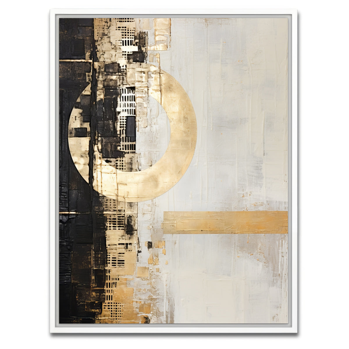 AUTO-MOCKUP WHITE | ABSTRACT ART Balance | 1 Piece | White Framed Canvas | group=3x4