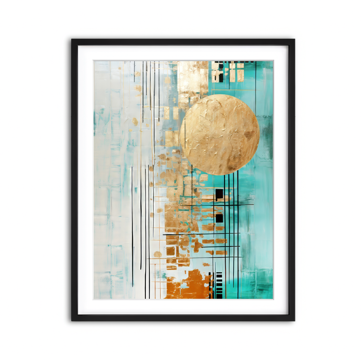 Framed Print 3x4 Black