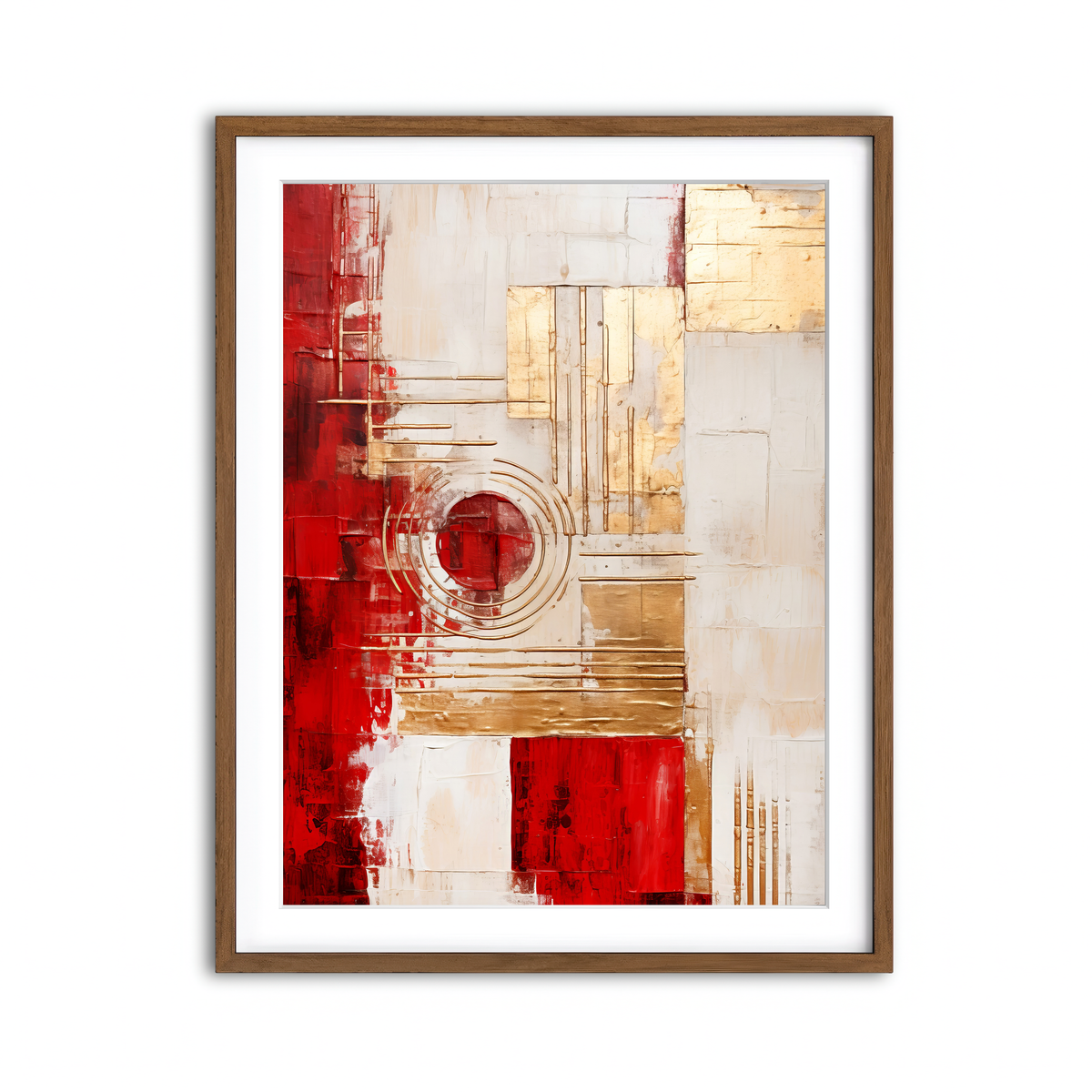 Framed Print 3x4 Walnut