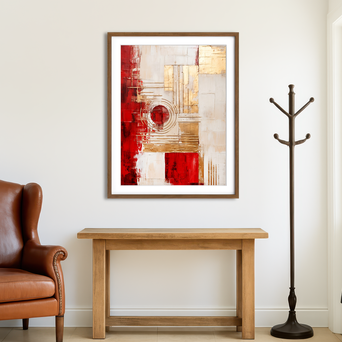 AUTO-MOCKUP ROOM | ABSTRACT ART Christmas Season Wall Art