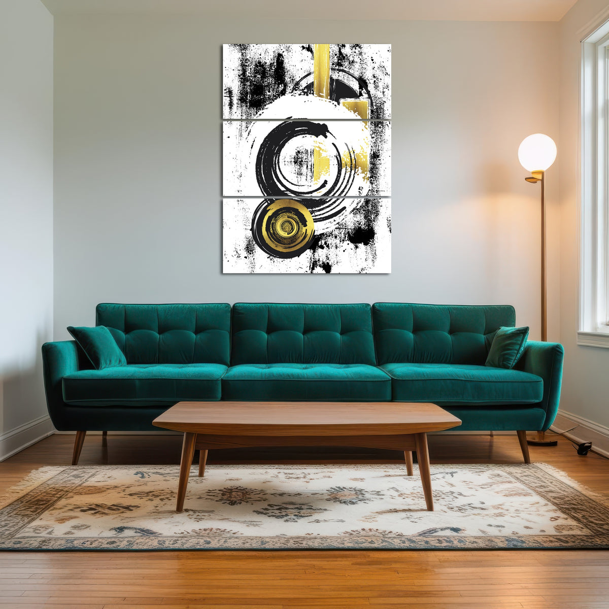 AUTO-MOCKUP ROOM | ABSTRACT ART Dynamic shapes