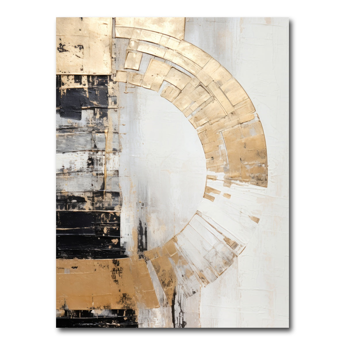 AUTO-MOCKUP WHITE | ABSTRACT ART Energy field | 1 Piece | Gallery Wrap Canvas | group=3x4
