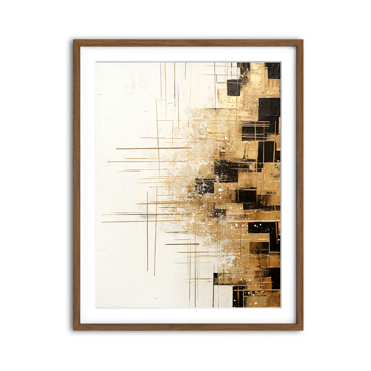 Framed Print 3x4 Walnut