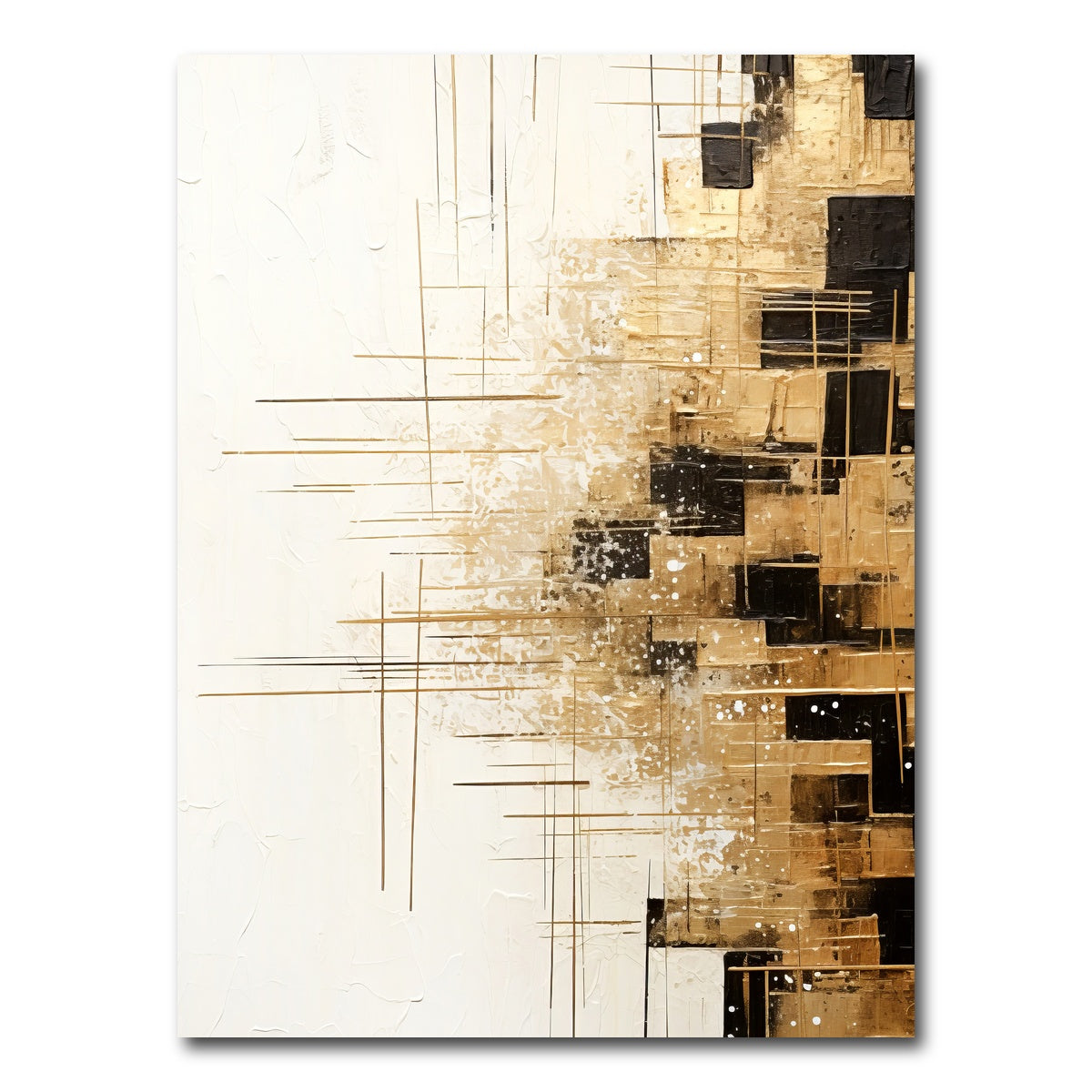 AUTO-MOCKUP WHITE | ABSTRACT ART Growth | 1 Piece | Gallery Wrap Canvas | group=3x4