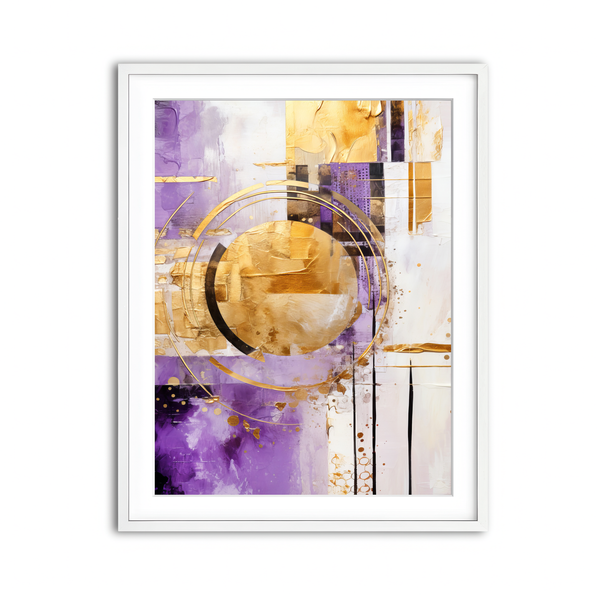 Framed Print 3x4 White