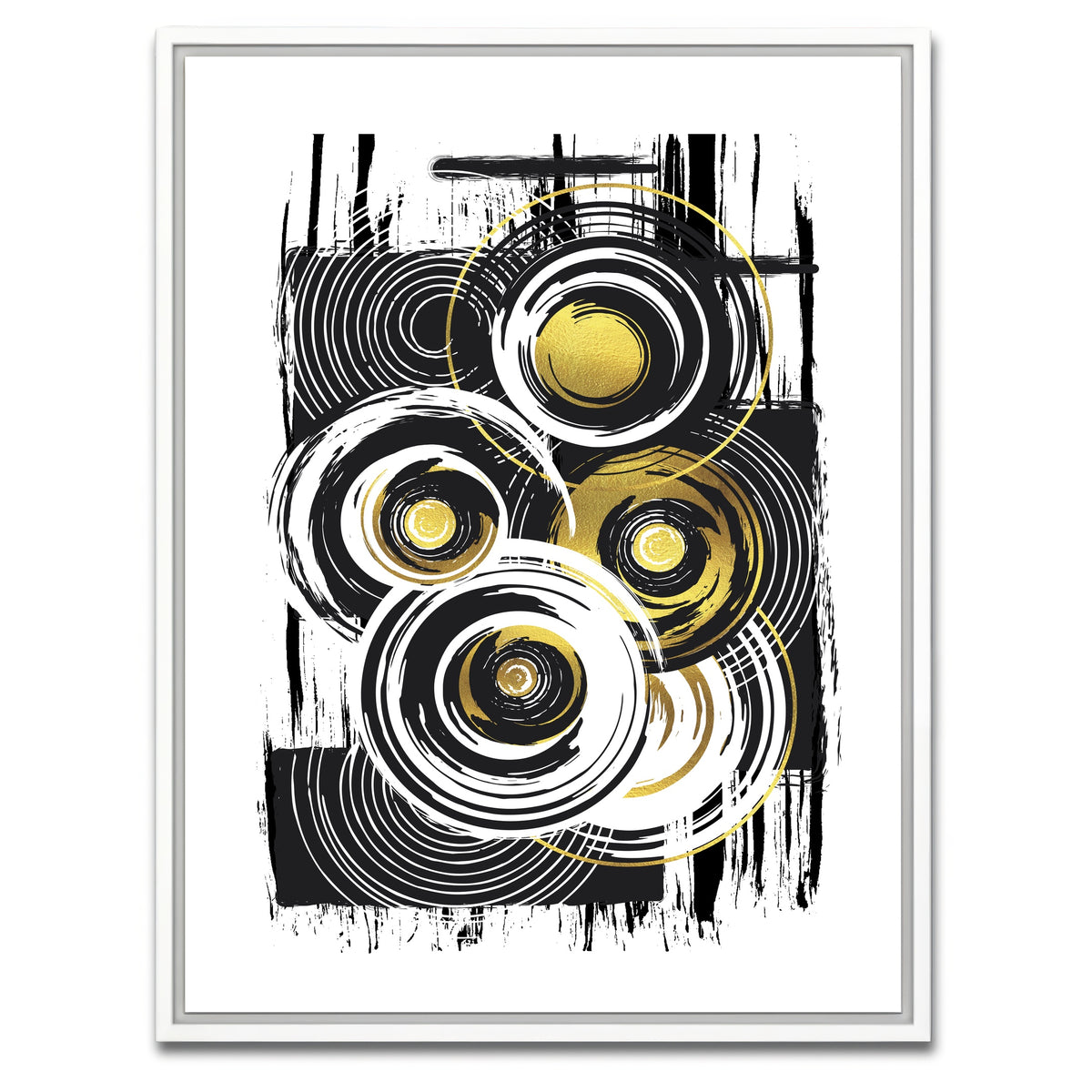 AUTO-MOCKUP WHITE | ABSTRACT ART Heavy Load | 1 Piece | White Framed Canvas | group=3x4
