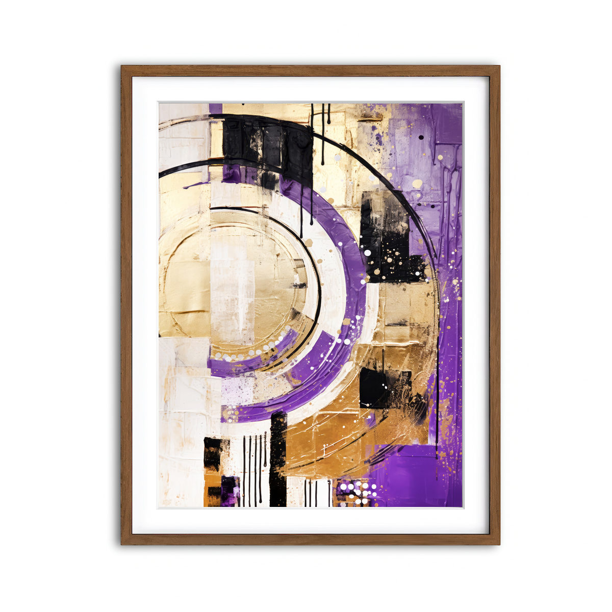 Framed Print 3x4 Walnut