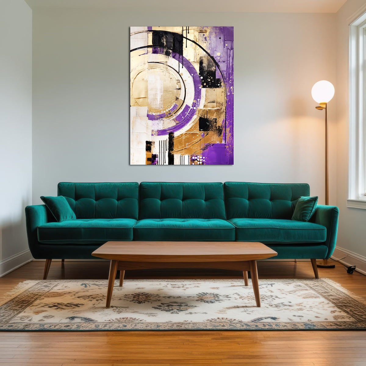 AUTO-MOCKUP ROOM | ABSTRACT ART Joy