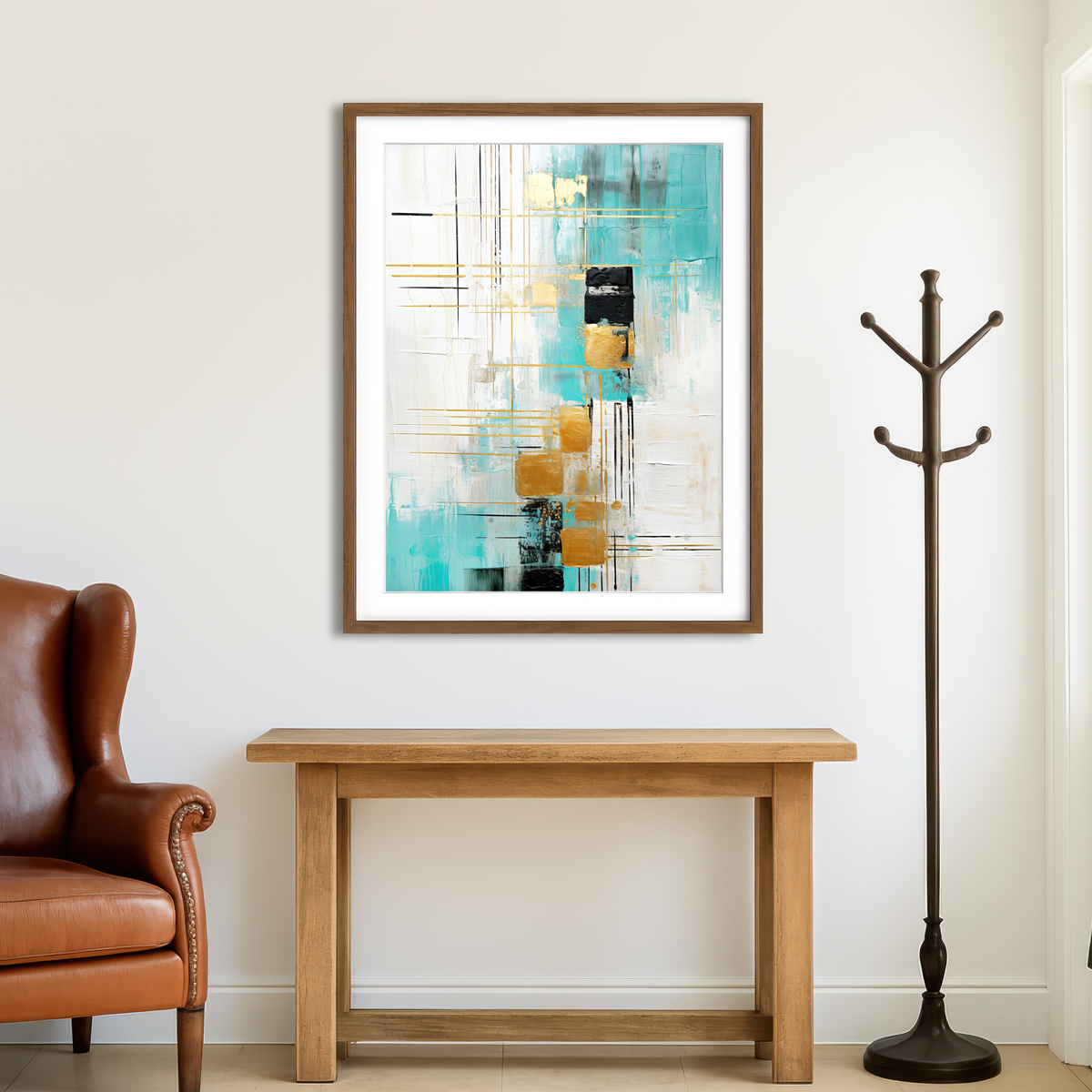AUTO-MOCKUP ROOM | ABSTRACT ART Life Decisions Wall Art
