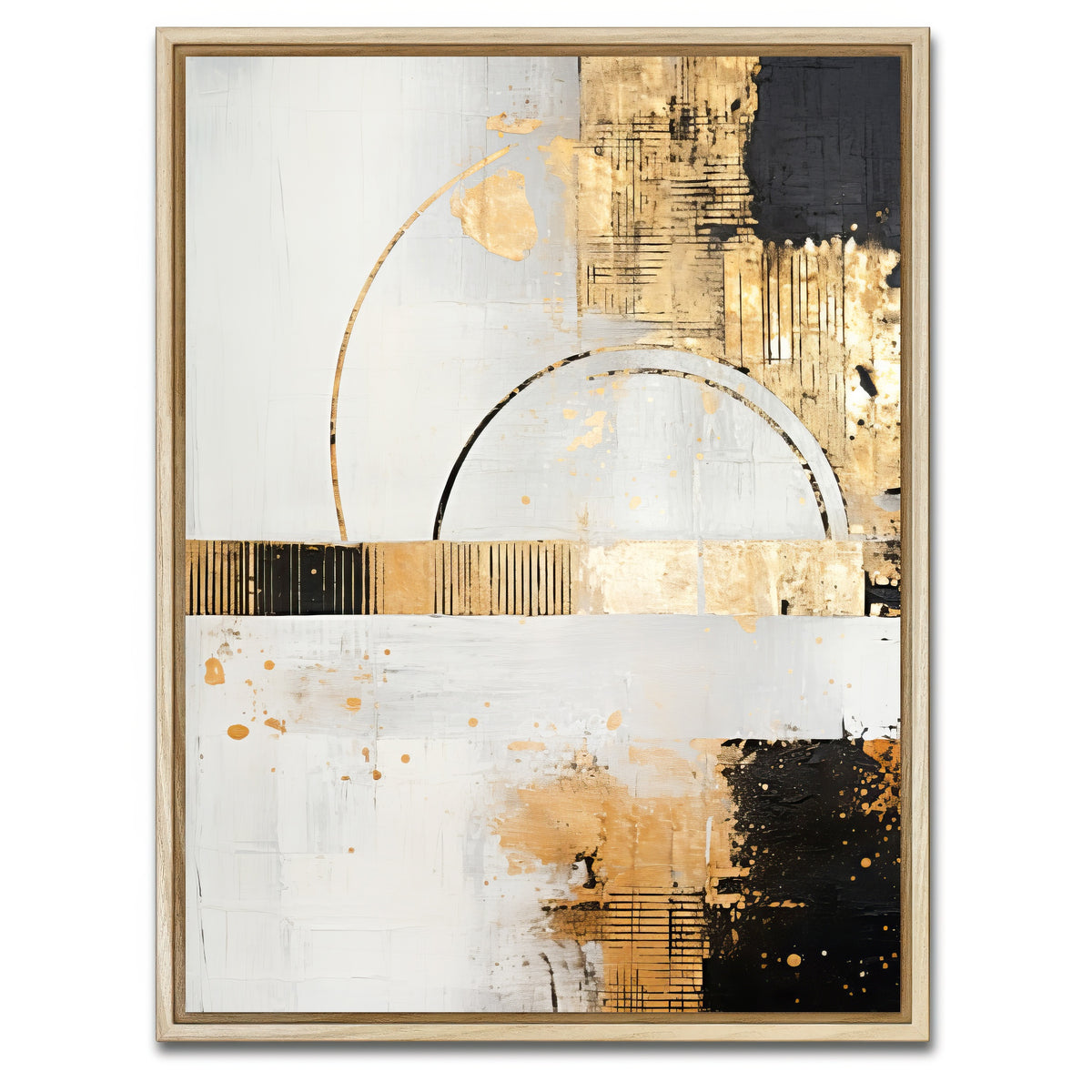 AUTO-MOCKUP WHITE | ABSTRACT ART Lightness | 1 Piece | Natural Framed Canvas | group=3x4
