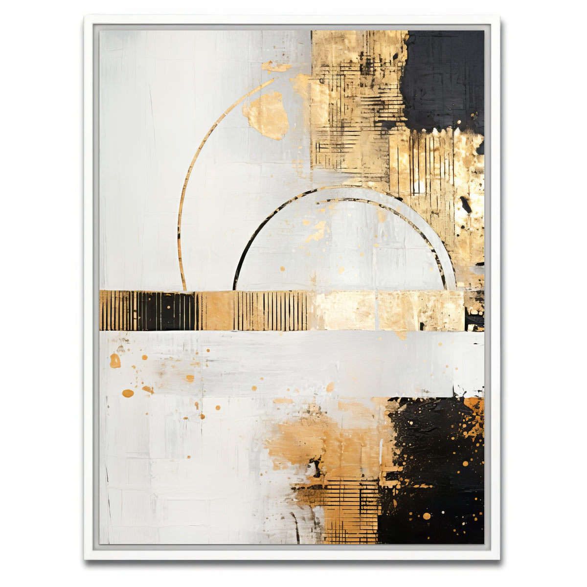 AUTO-MOCKUP WHITE | ABSTRACT ART Lightness | 1 Piece | White Framed Canvas | group=3x4