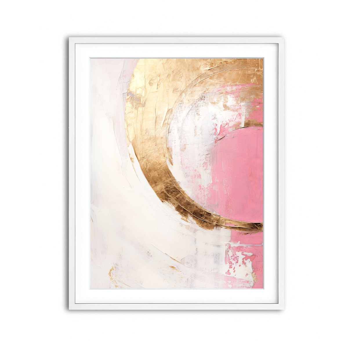 Framed Print 3x4 White