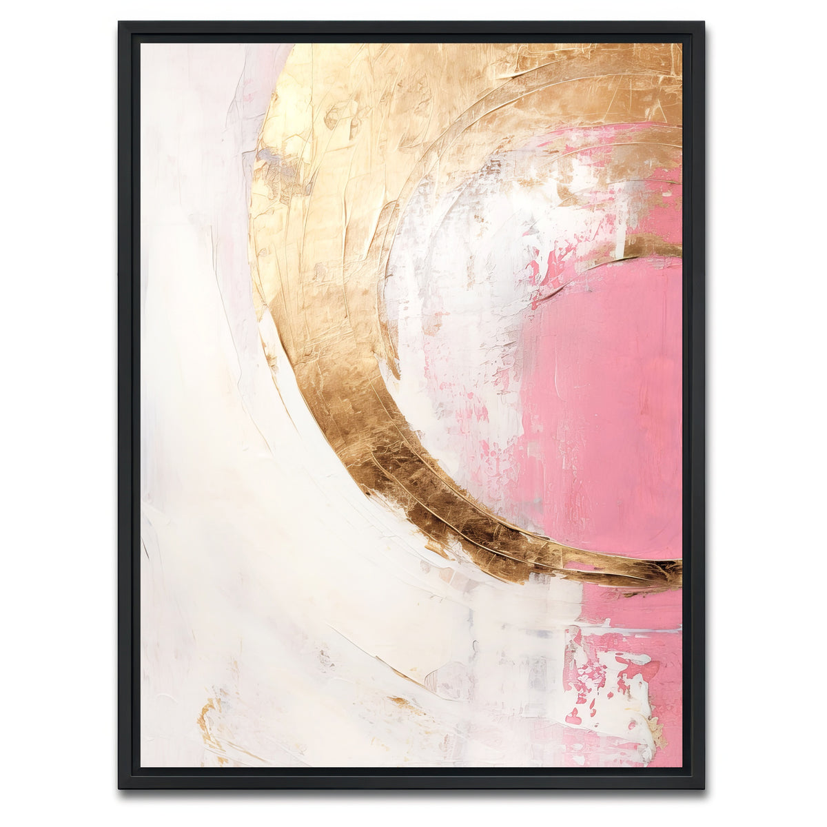 AUTO-MOCKUP WHITE | ABSTRACT ART Lightness of being | 1 Piece | Black Framed Canvas | group=3x4