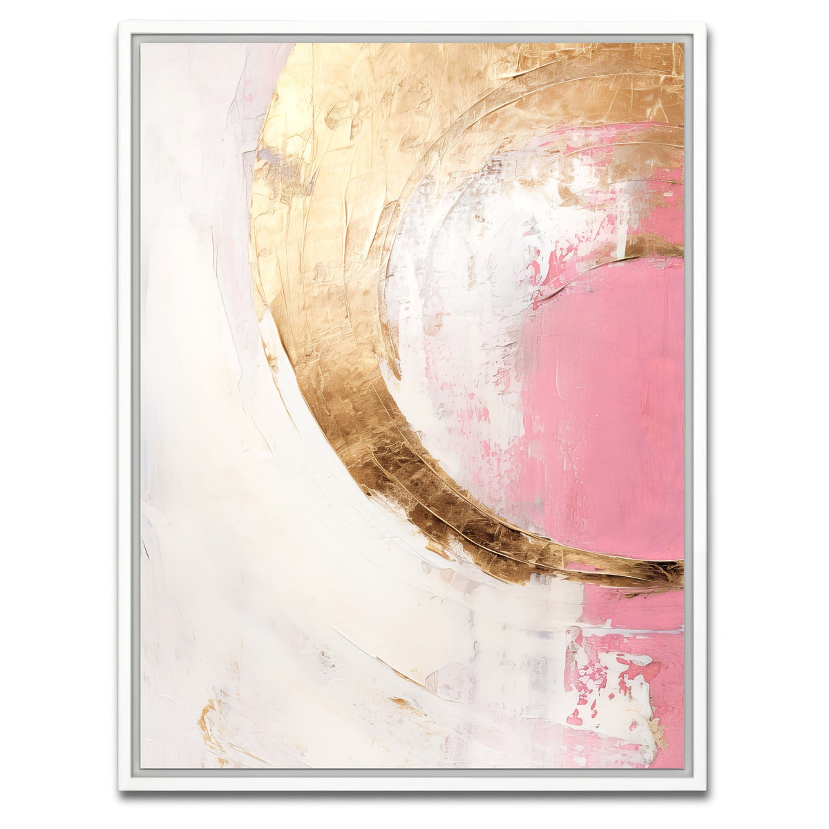 AUTO-MOCKUP WHITE | ABSTRACT ART Lightness of being | 1 Piece | White Framed Canvas | group=3x4