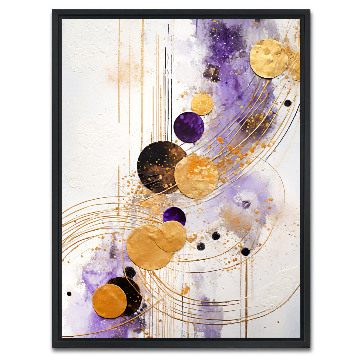 AUTO-MOCKUP WHITE | ABSTRACT ART Pleasure | 1 Piece | Black Framed Canvas | group=3x4