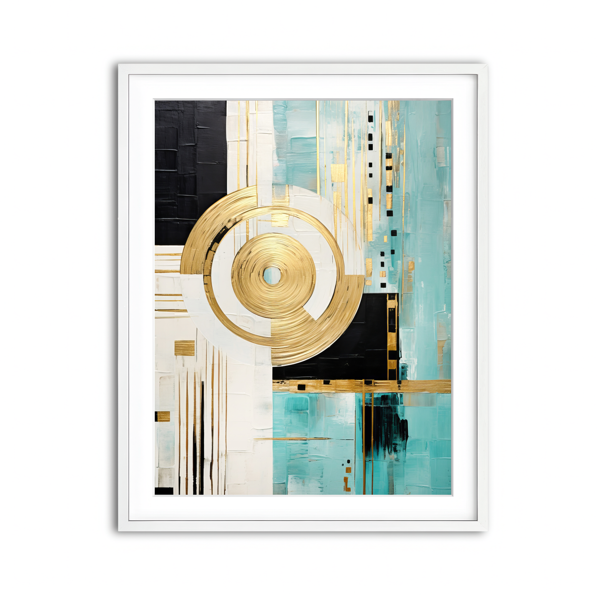 Framed Print 3x4 White
