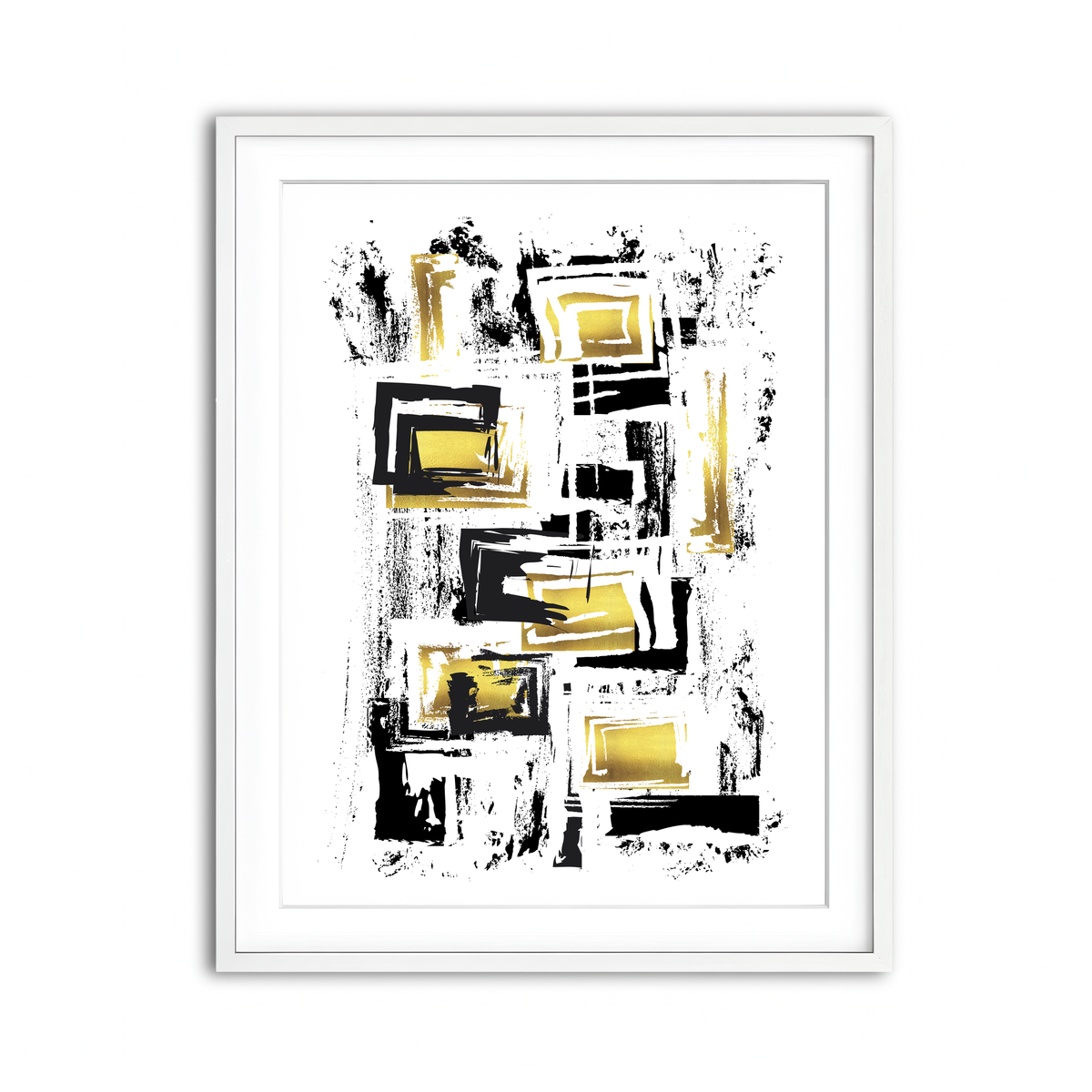 Framed Print 3x4 White