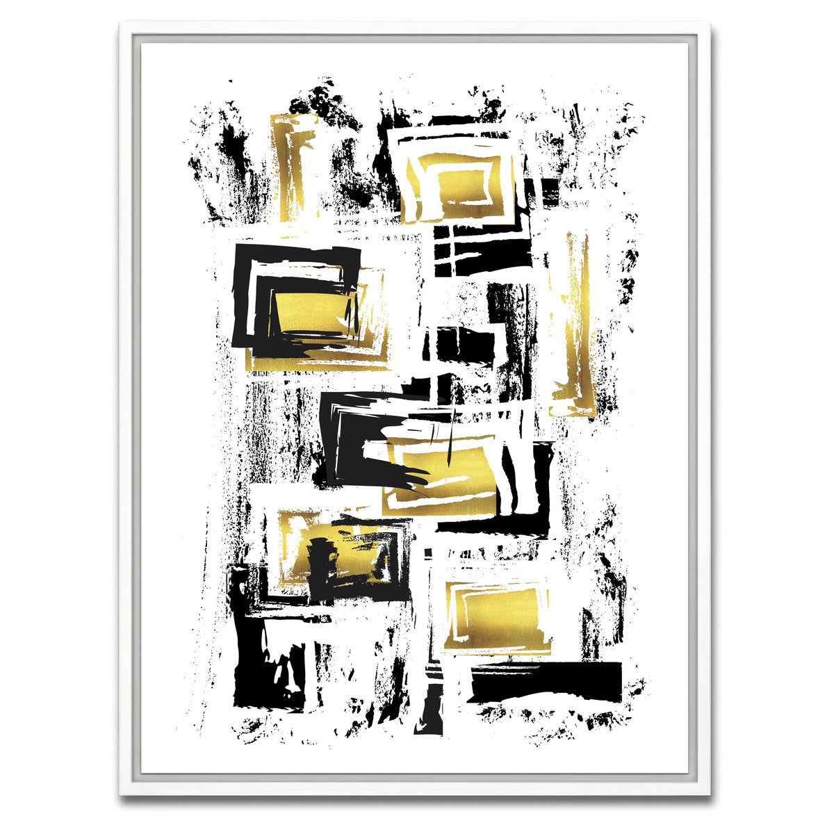AUTO-MOCKUP WHITE | ABSTRACT ART Squaremania | 1 Piece | White Framed Canvas | group=3x4