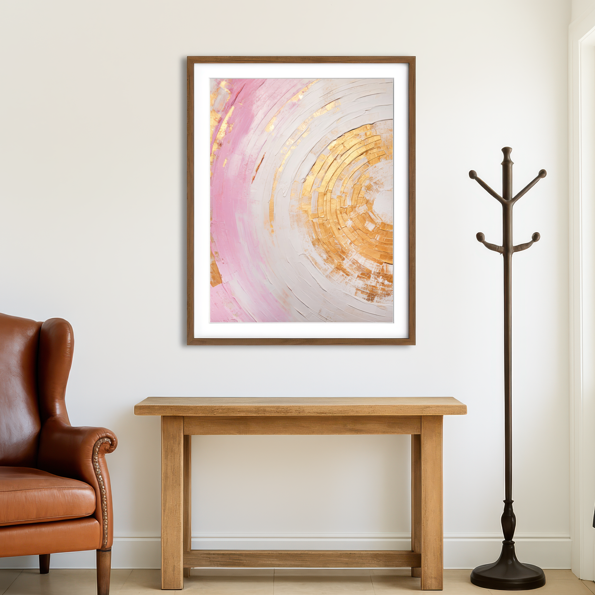 AUTO-MOCKUP ROOM | ABSTRACT ART Structures of time Wall Art
