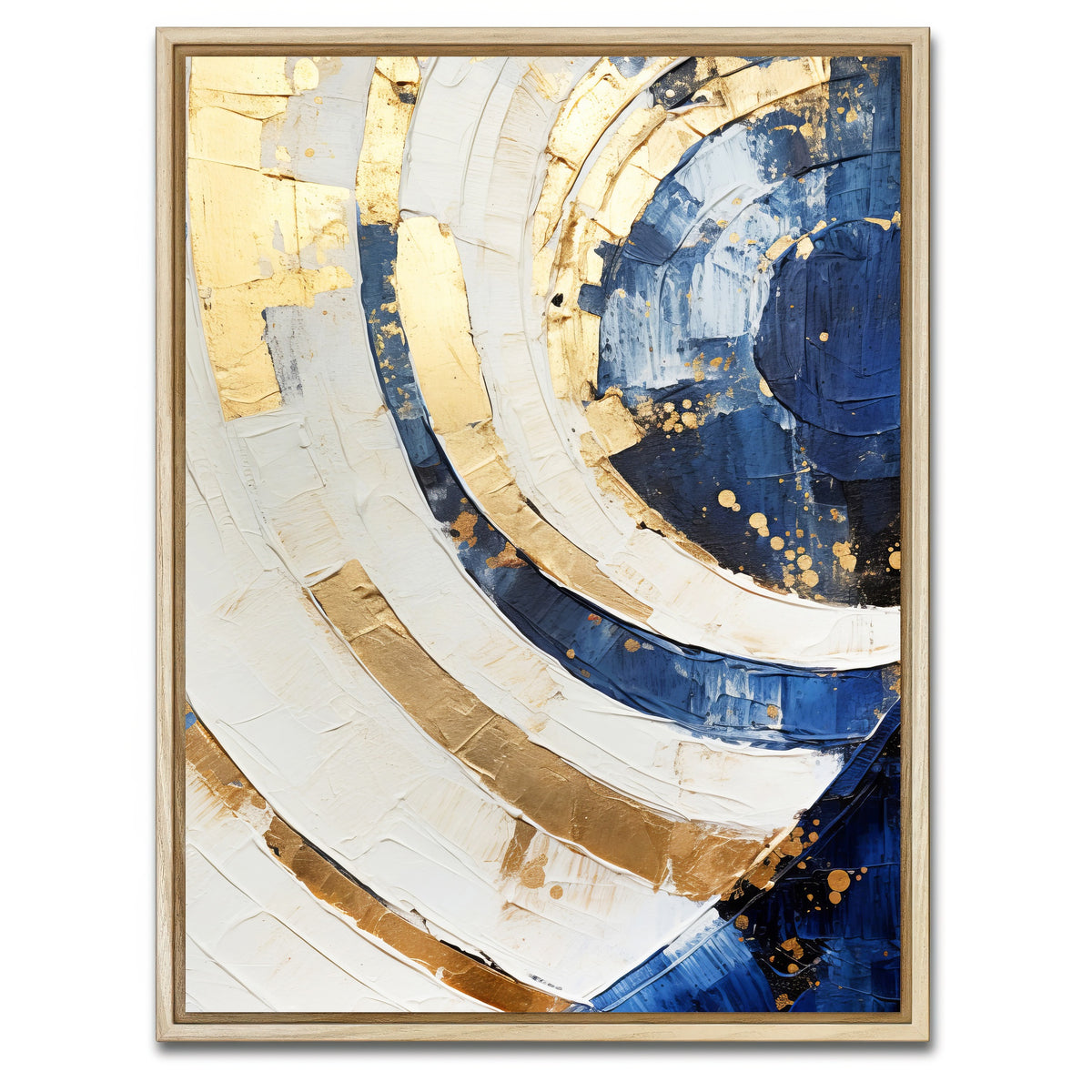 AUTO-MOCKUP WHITE | ABSTRACT ART Sunlight | 1 Piece | Natural Framed Canvas | group=3x4