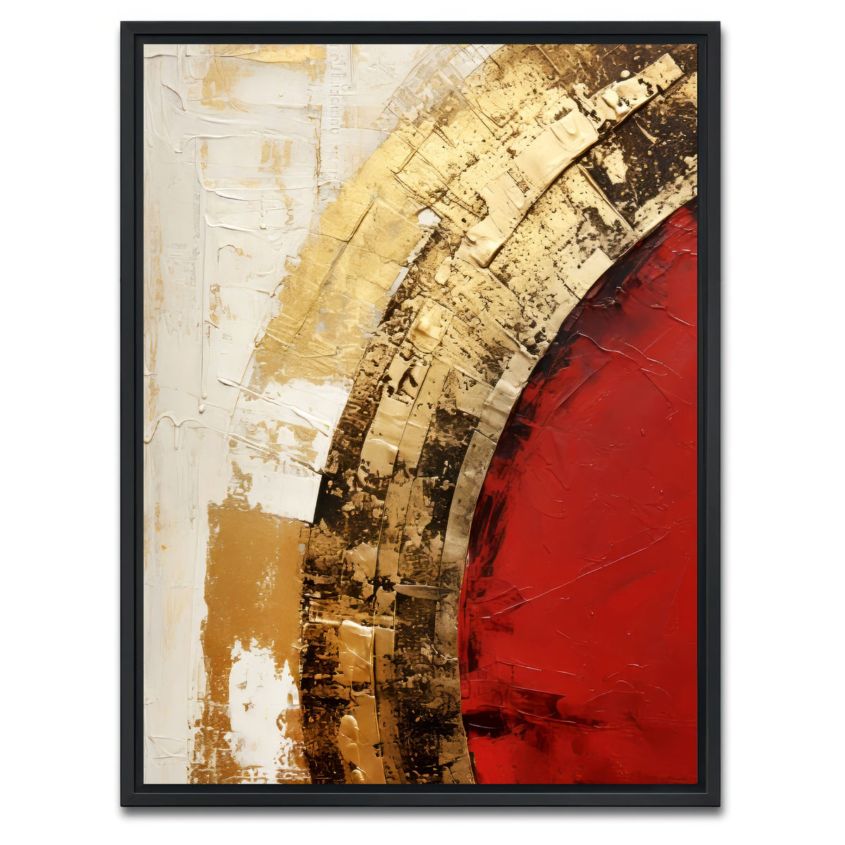 AUTO-MOCKUP WHITE | ABSTRACT ART Surprise | 1 Piece | Black Framed Canvas | group=3x4
