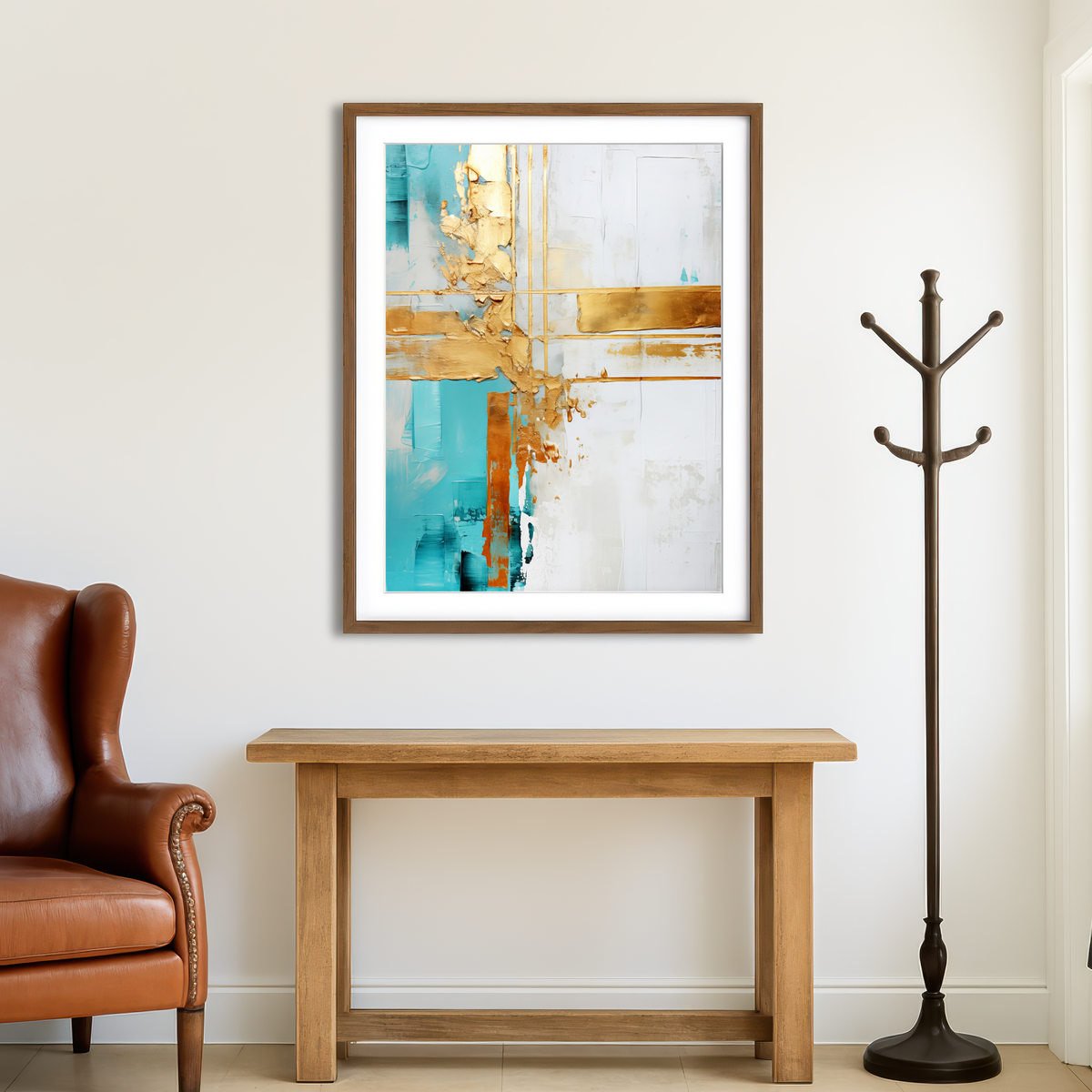 AUTO-MOCKUP ROOM | ABSTRACT ART Target Wall Art