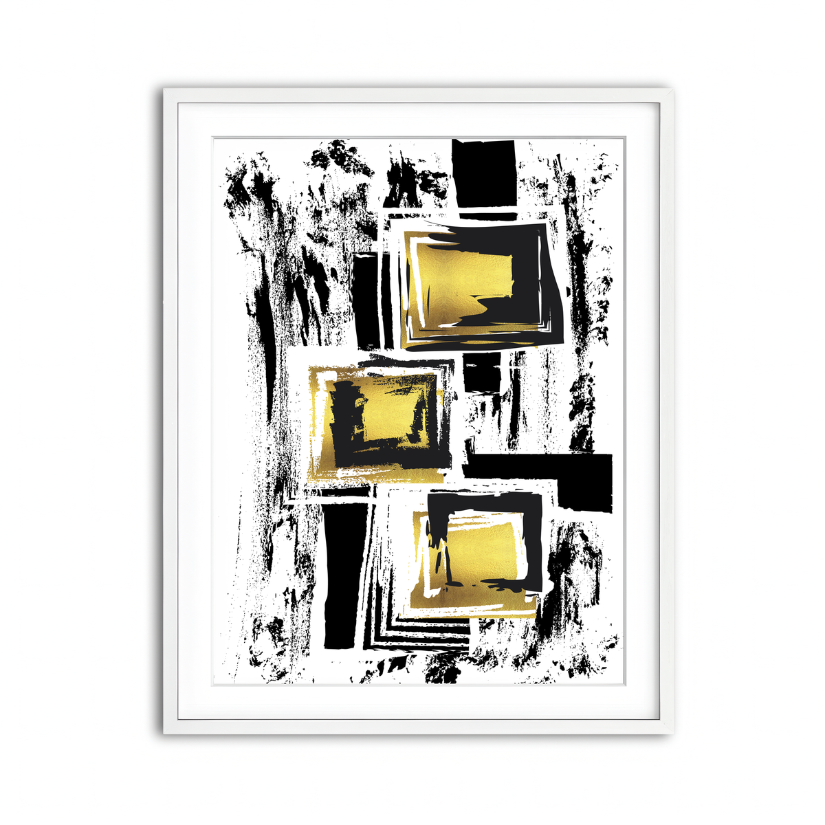 Framed Print 3x4 White