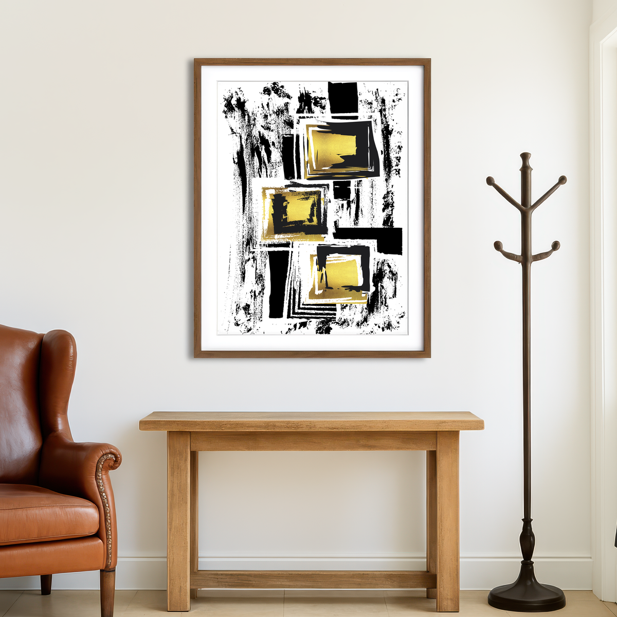 AUTO-MOCKUP ROOM | ABSTRACT ART Urban Patterns Wall Art