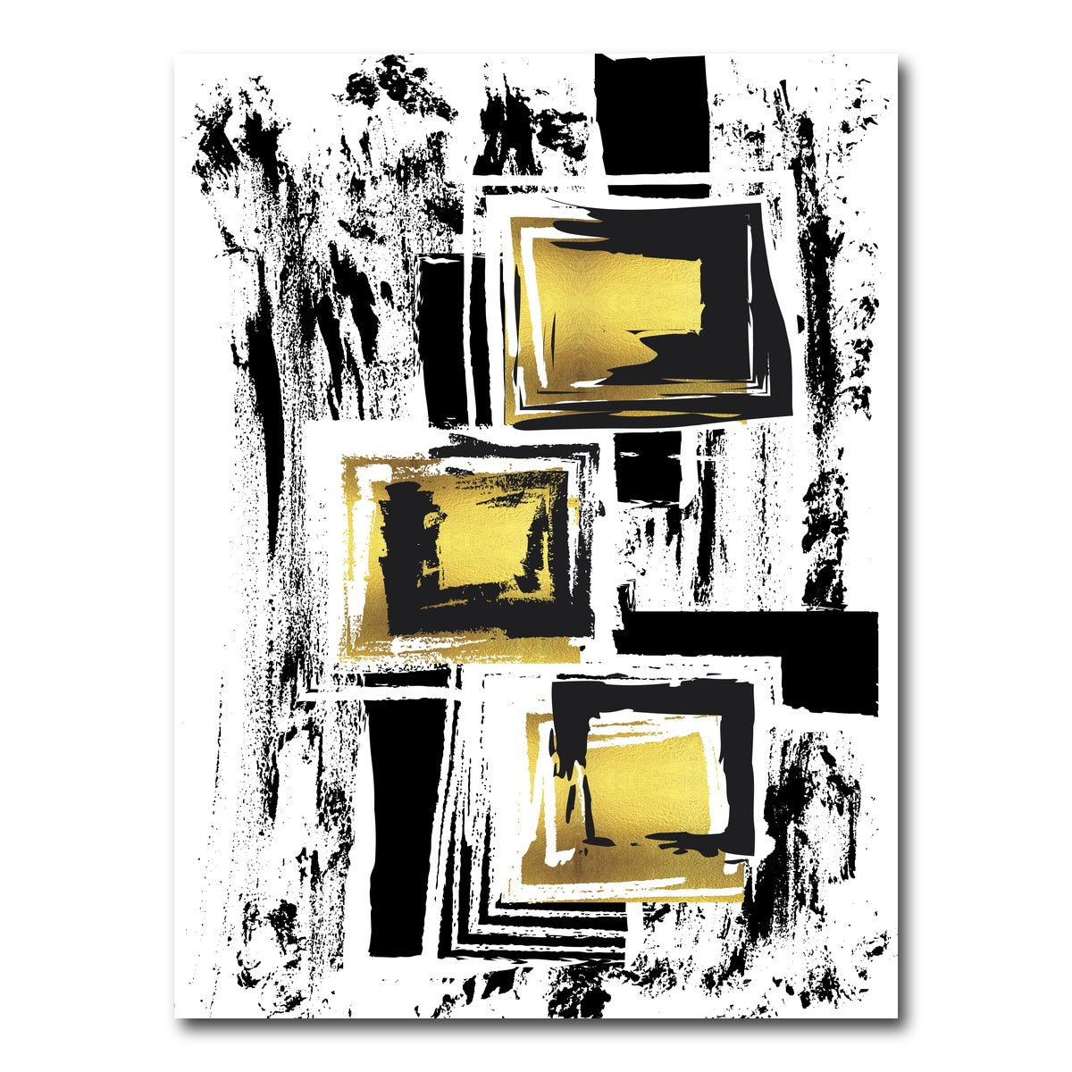AUTO-MOCKUP WHITE | ABSTRACT ART Urban patterns | 1 Piece | Gallery Wrap Canvas | group=3x4