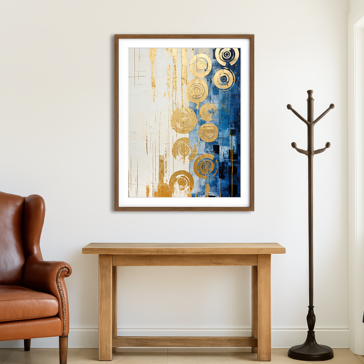 AUTO-MOCKUP ROOM | ABSTRACT ART Water Splashes Wall Art