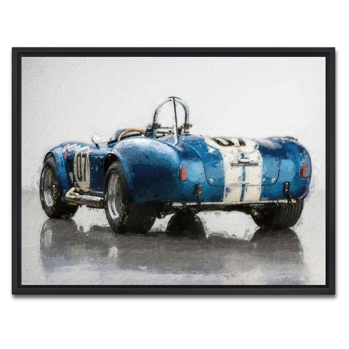 AUTO-MOCKUP WHITE | AC Cobra 3 | 1 Piece | Black Framed Canvas | group=4x3