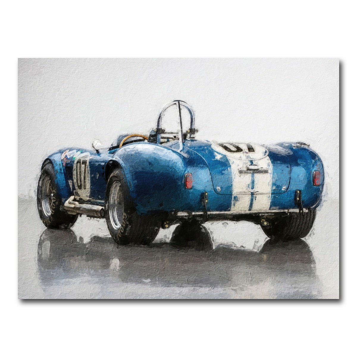 AUTO-MOCKUP WHITE | AC Cobra 3 | 1 Piece | Gallery Wrap Canvas | group=4x3