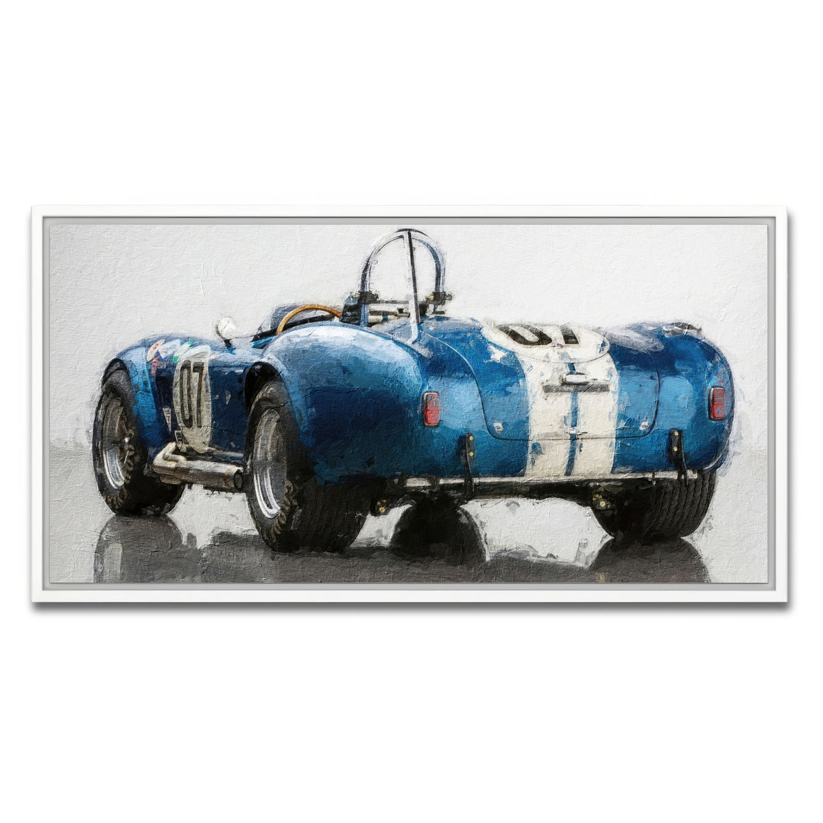 AUTO-MOCKUP WHITE | AC Cobra 3 | 1 Piece | White Framed Canvas | group=2x1