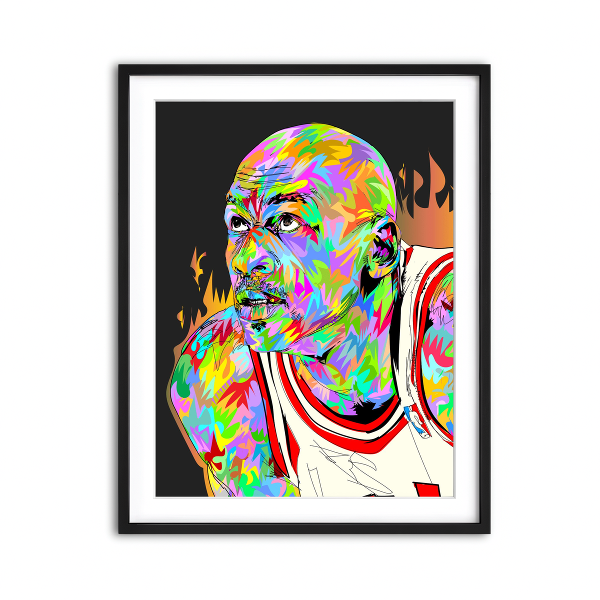 Framed Print 3x4 Black