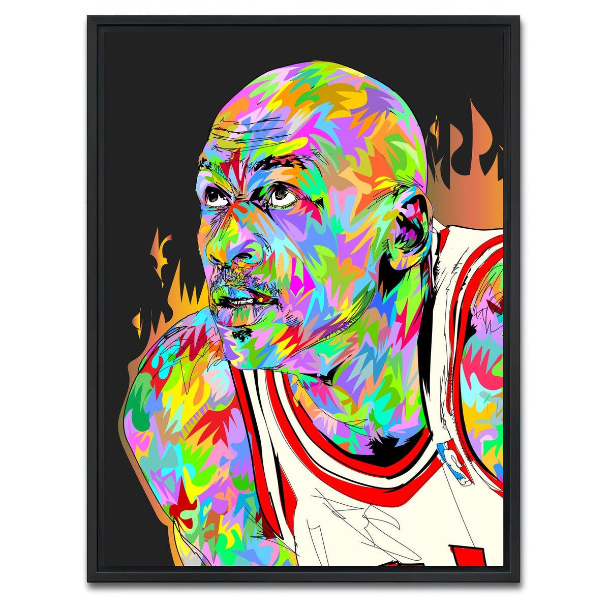 AUTO-MOCKUP WHITE | AIR JORDAN | 1 Piece | Black Framed Canvas | group=3x4