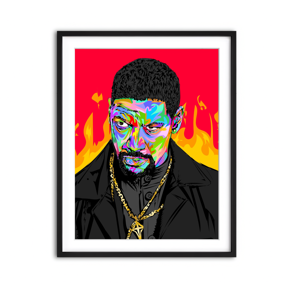 Framed Print 3x4 Black