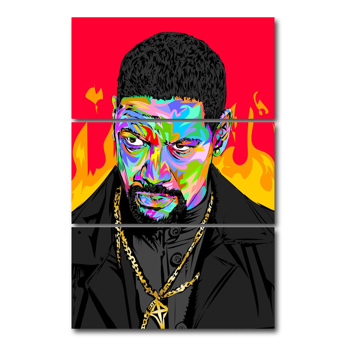 Framed Print 3x4 White