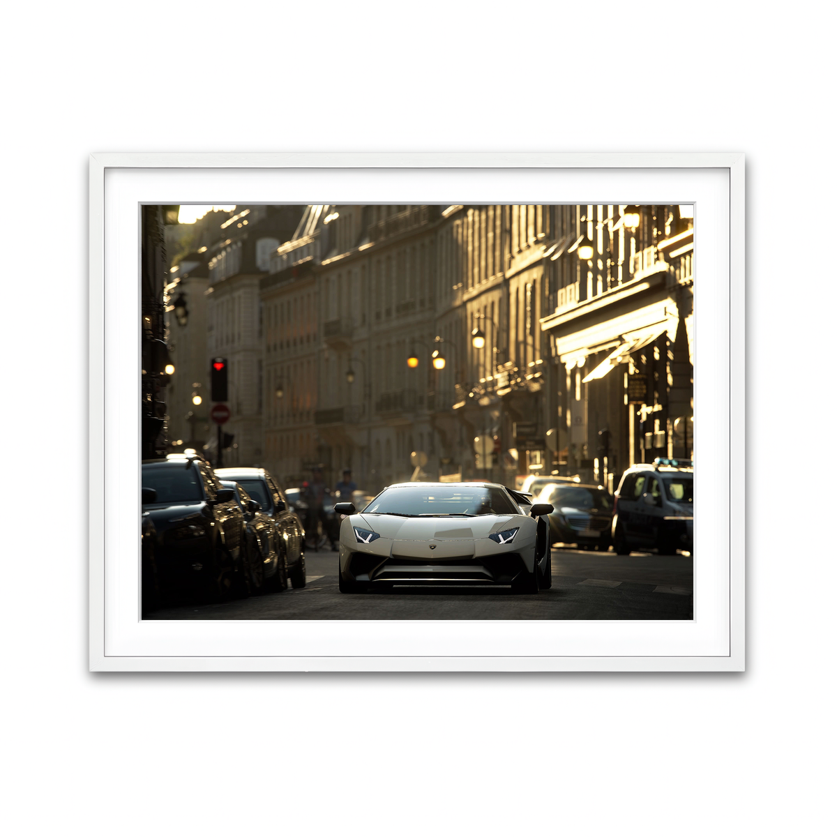 Framed Print 4x3 White