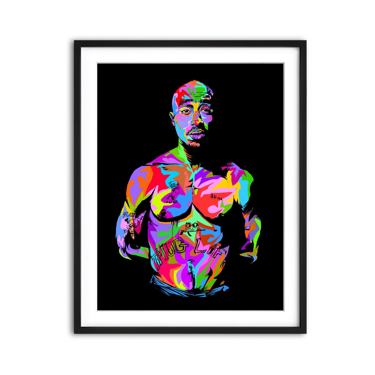 Framed Print 3x4 Black