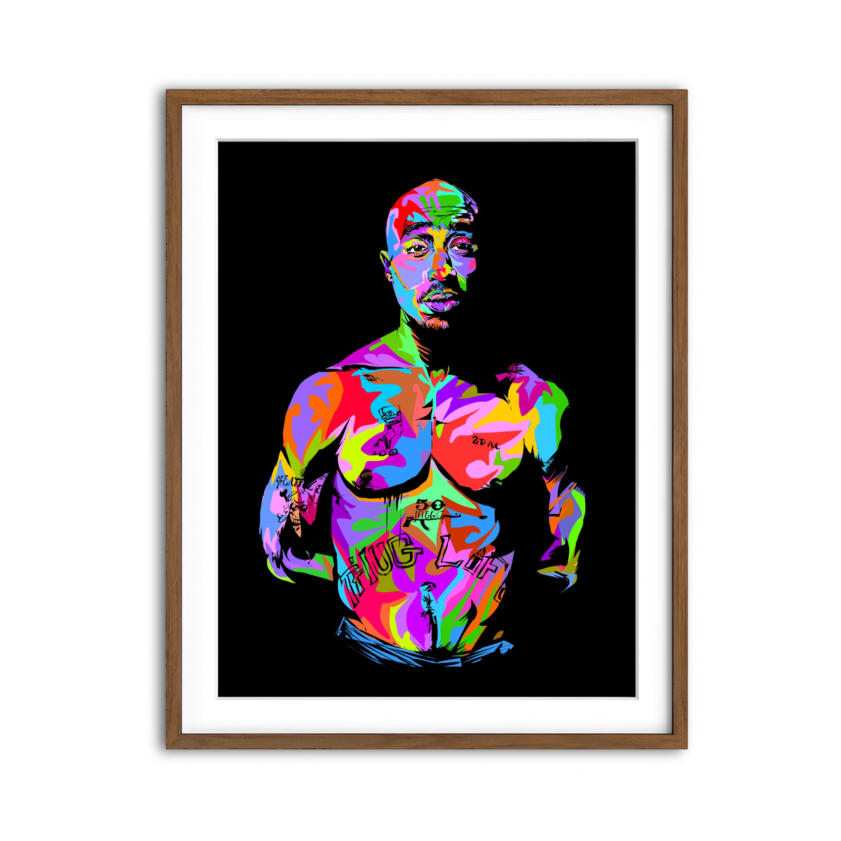 Framed Print 3x4 Walnut