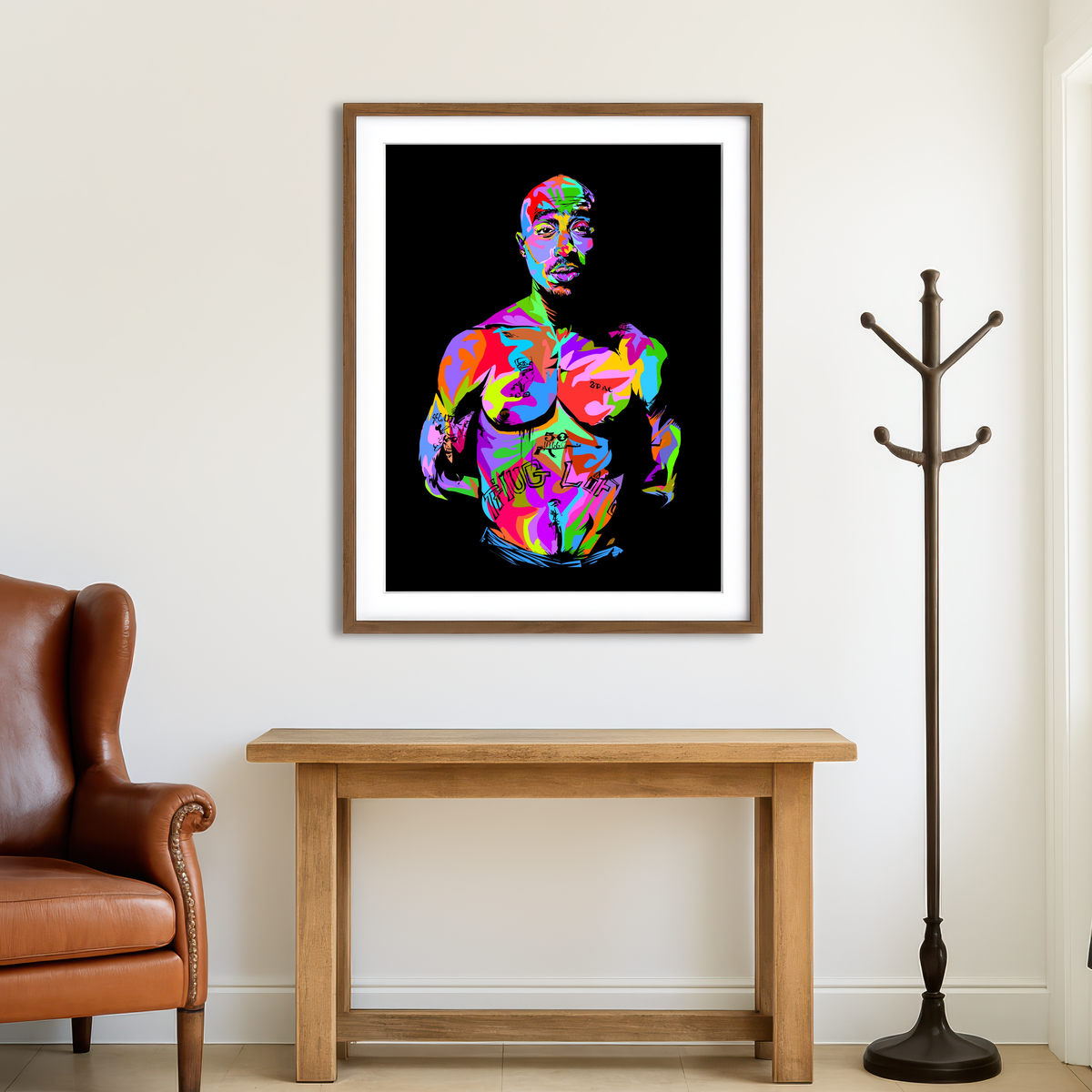 AUTO-MOCKUP ROOM | All Eyez Wall Art