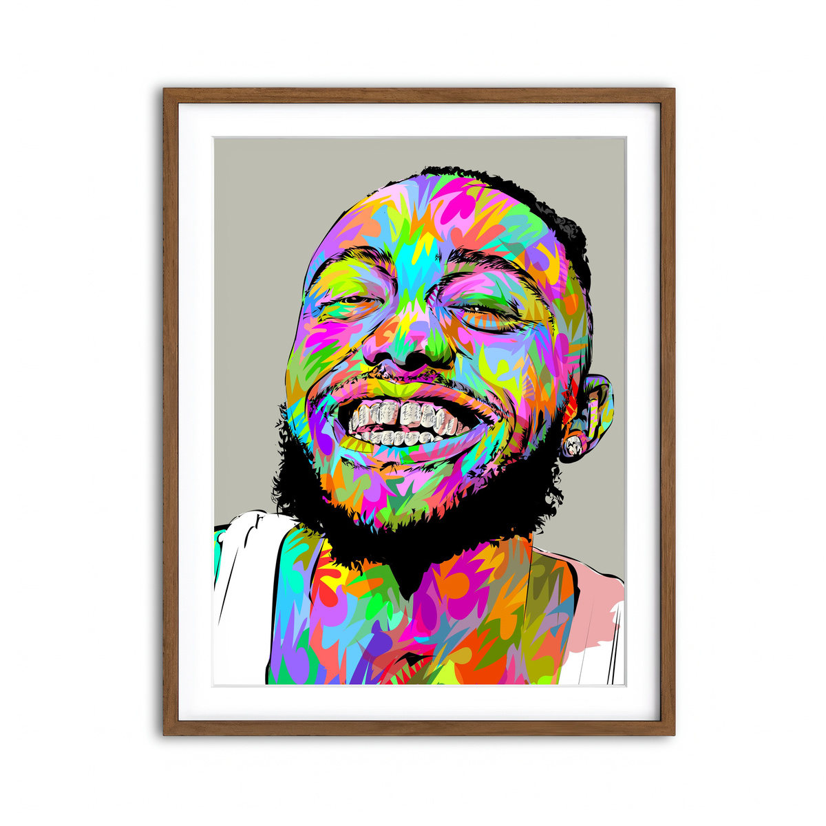 Framed Print 3x4 Walnut