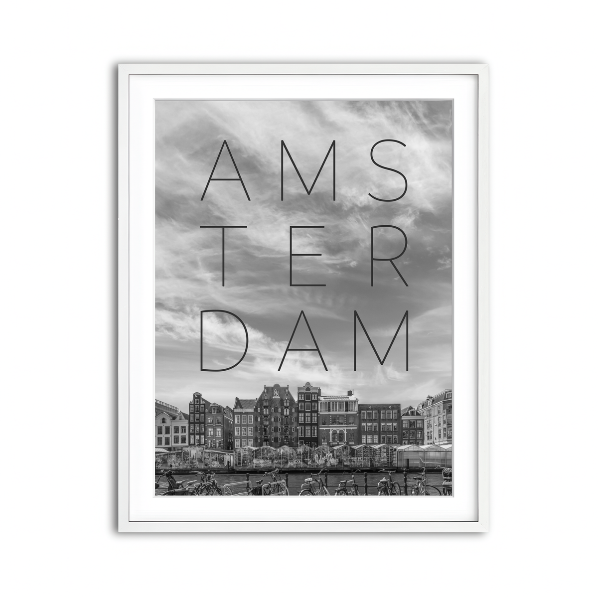 Framed Print 3x4 White