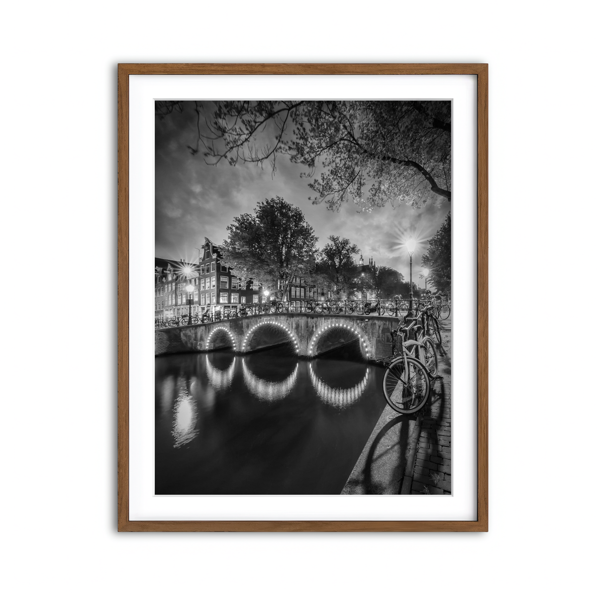 Framed Print 3x4 Walnut